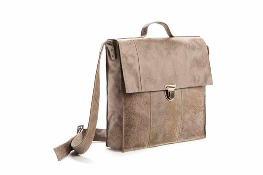 Classic Leather Satchel Bag